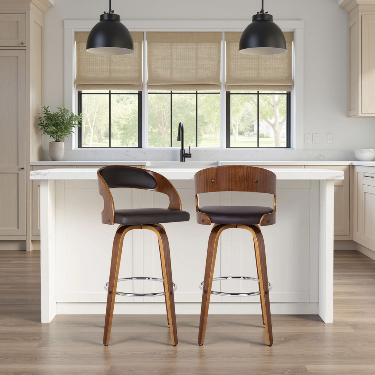 Shelly - 26" Counter Height Swivel Bar Stool