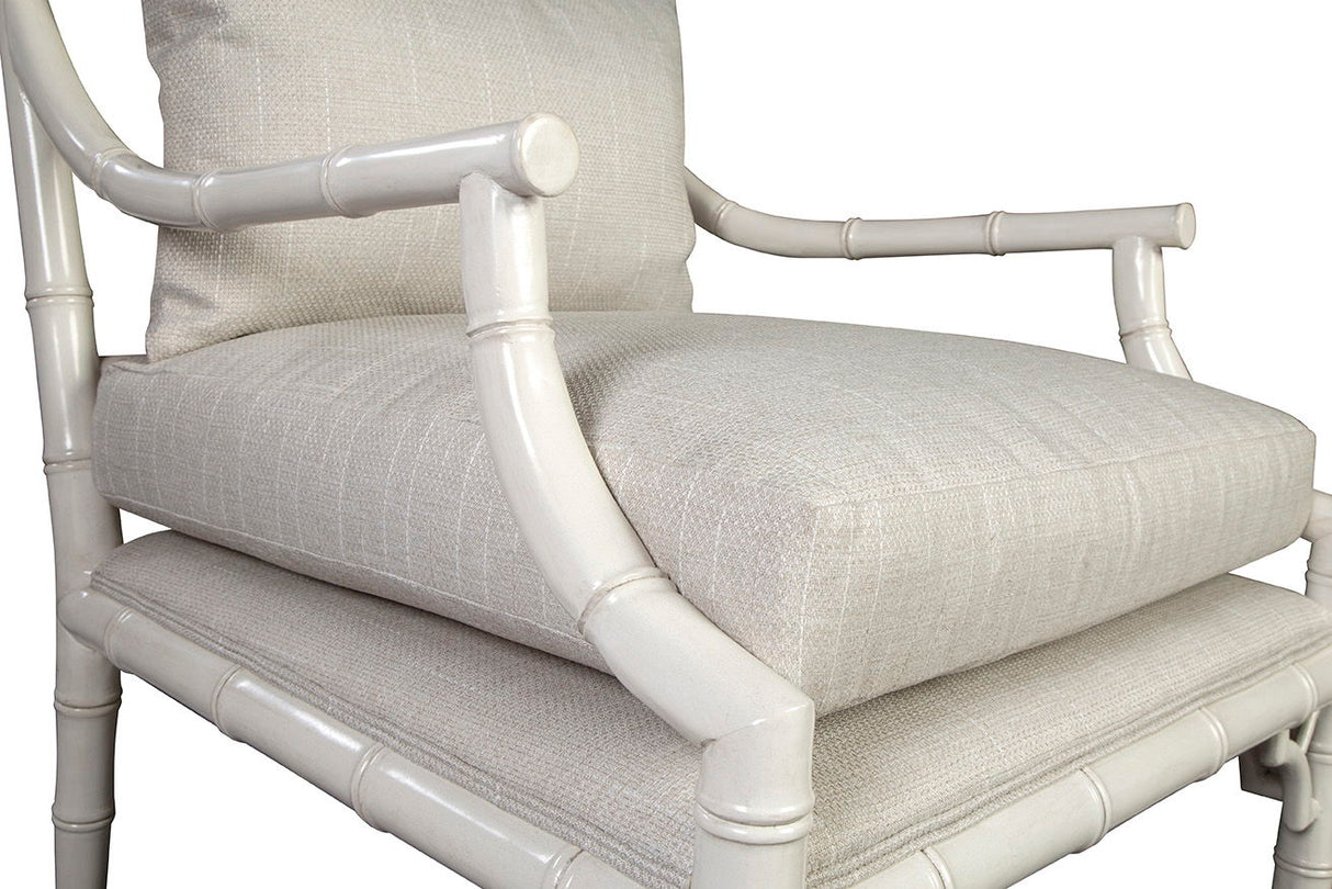 Durango - Arm Chair (Set of 2) - White / Pearl Silver