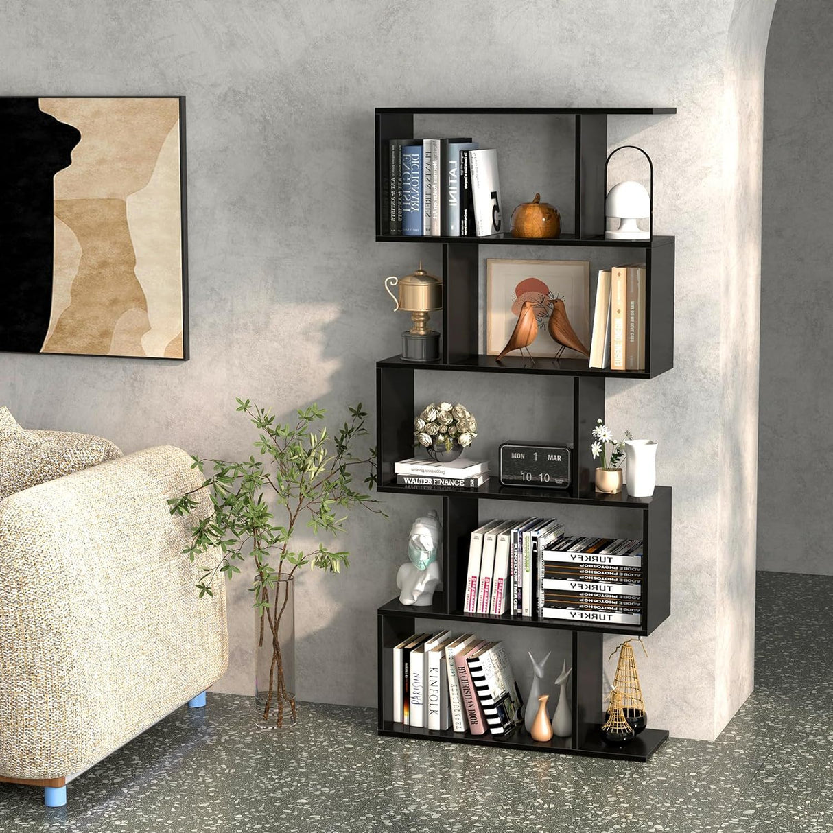 5 Layer Simple Household Bookshelf