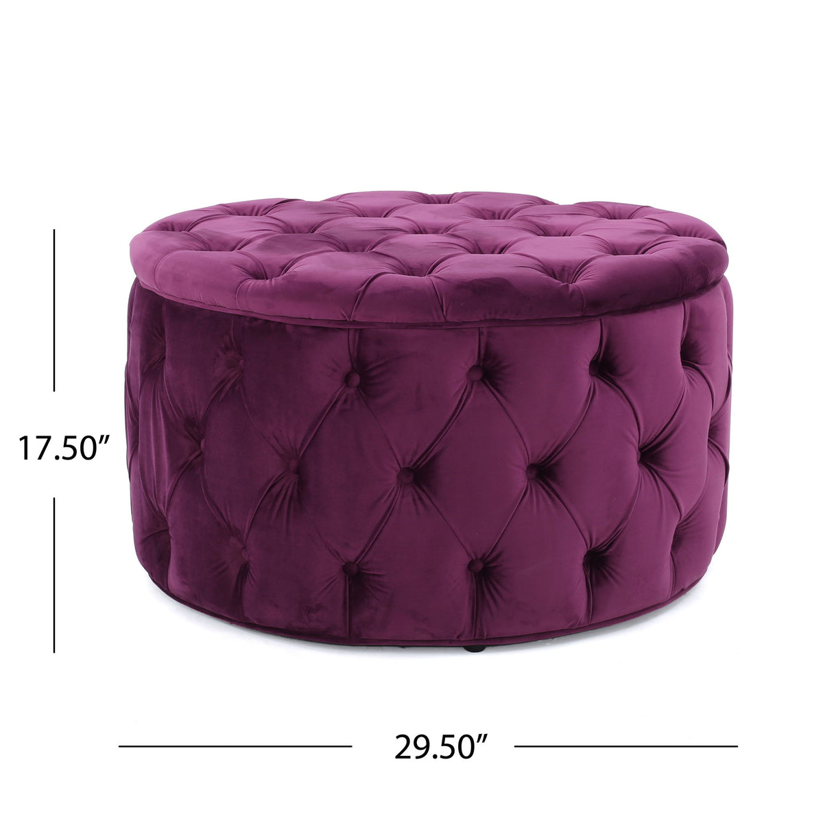 Modern Glam Ottoman