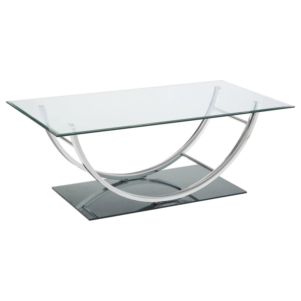 Garrett - 2 Piece Coffee Table Set - Chrome