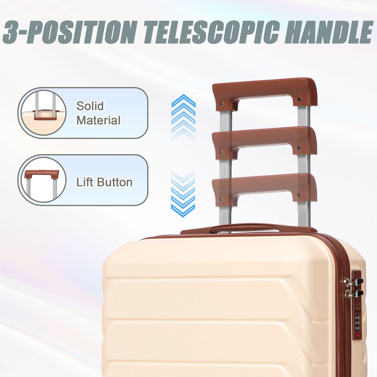 Spinner Luggage Set & Combination Lock