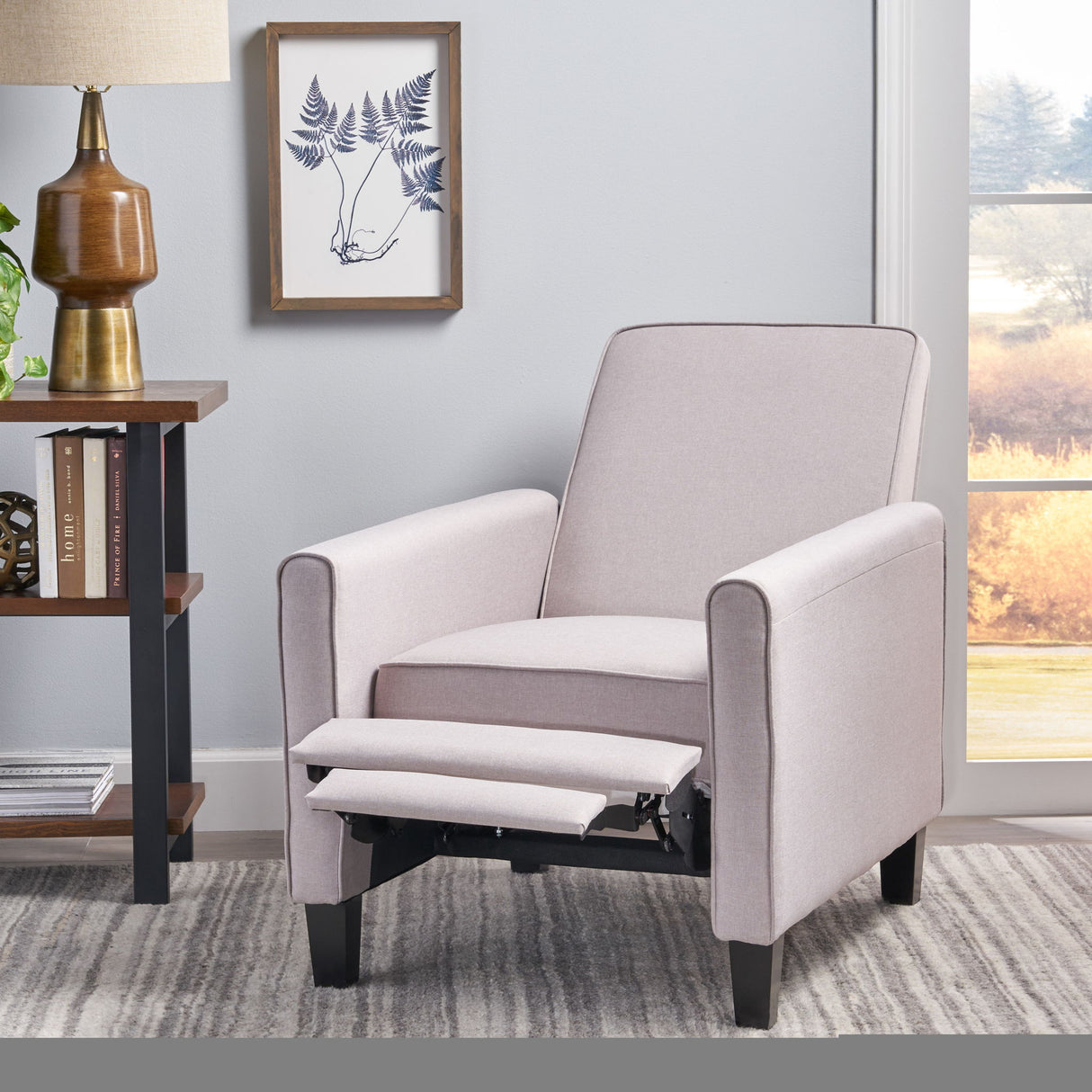 Elegant Push Back Chair For Home