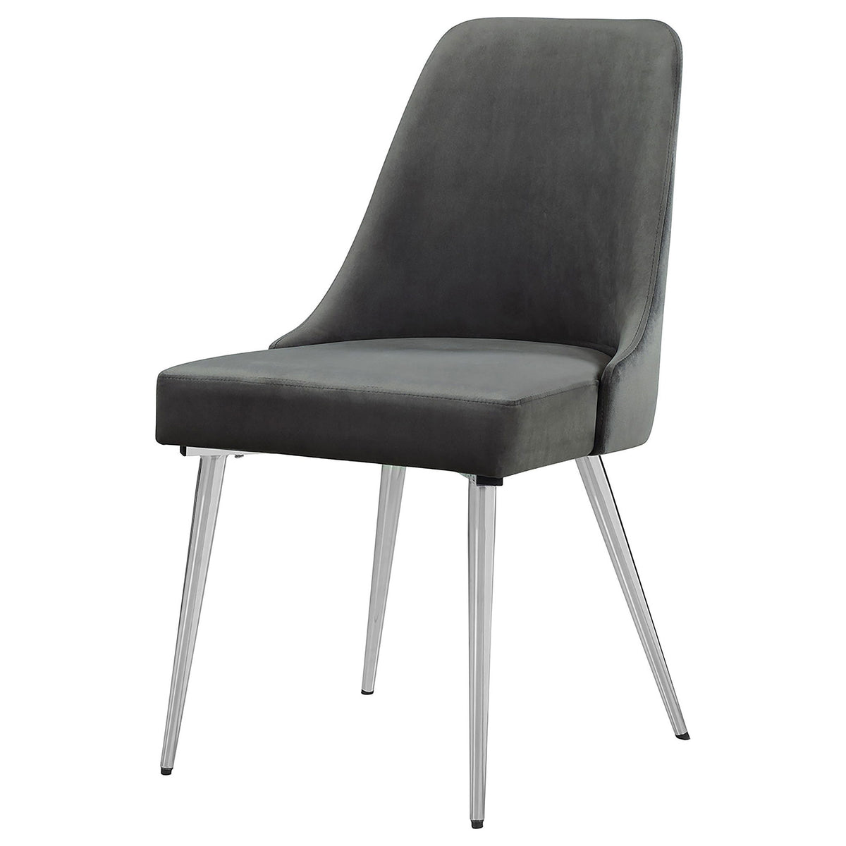 Side Chairs Upholstered With Tapered Legs (Set of 2)