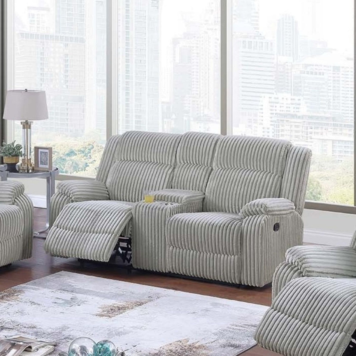 Motion Loveseat With Console