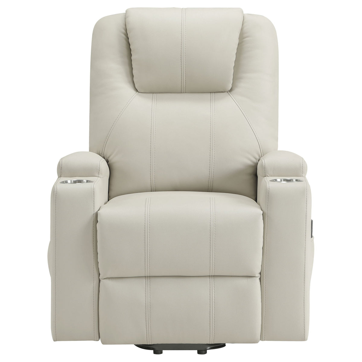 Macklin - Power Lift Massage Recliner With Heat And Dual Cupholders
