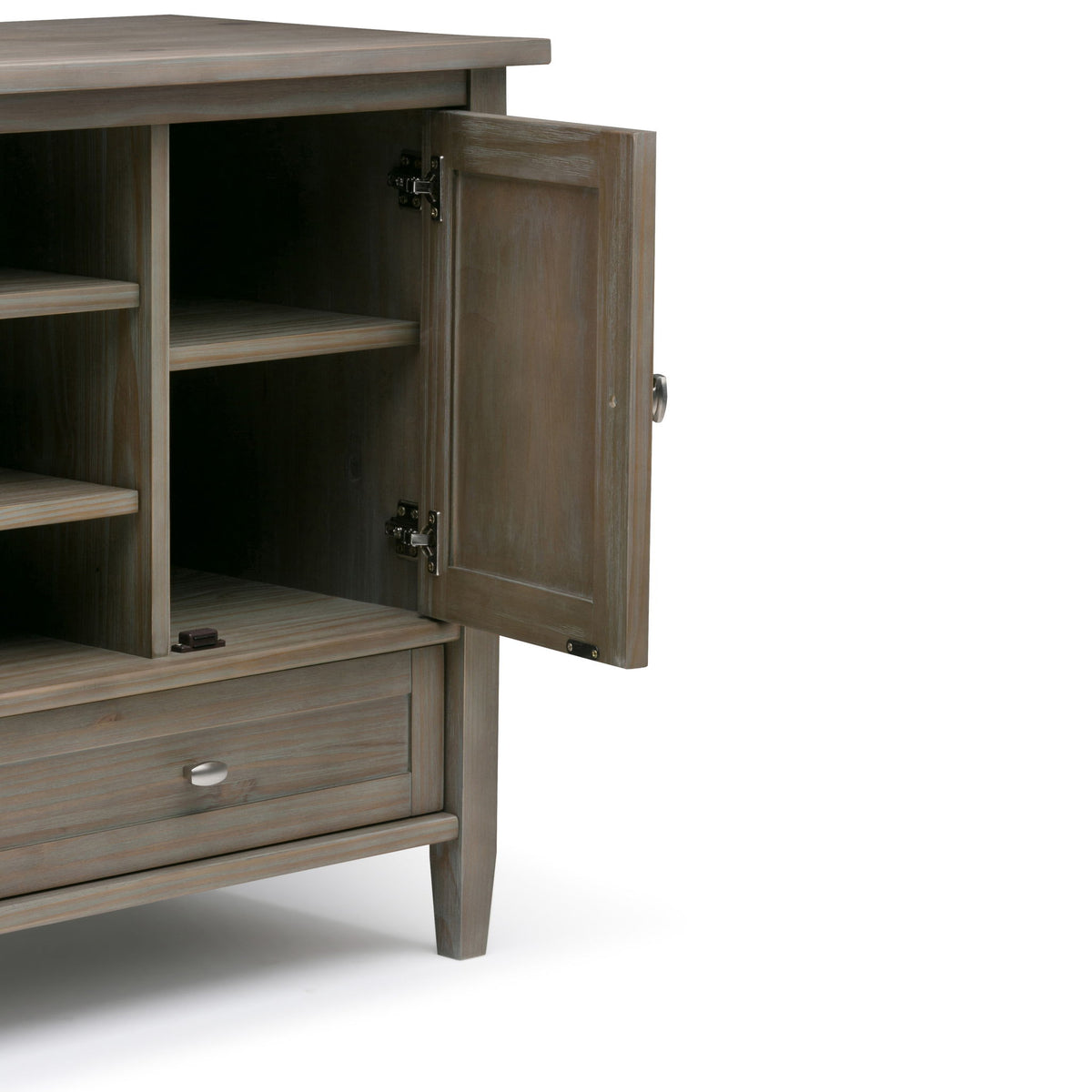 Warm Shaker - TV Media Stand Handcrafted - Light Brown