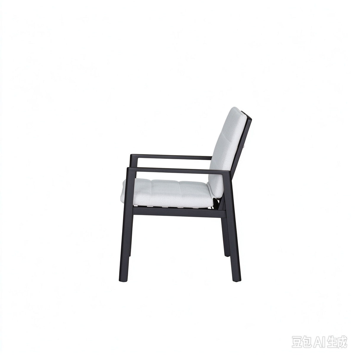 Verona - Dining Outdoor 7 Pieces Set - Dark Espresso / Gray / Off White