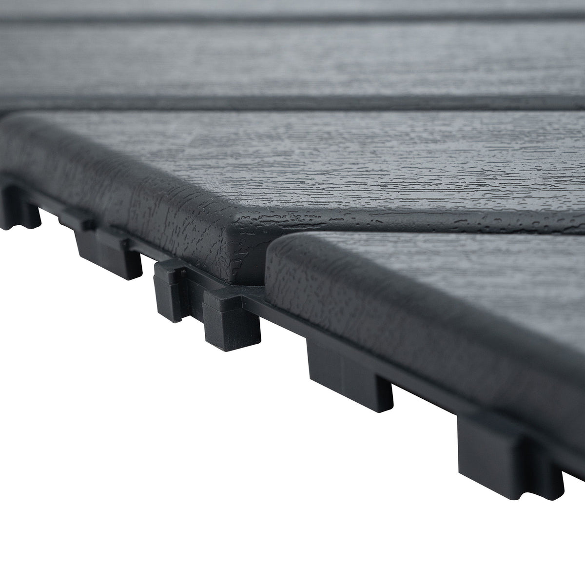 Durable Plastic Interlocking Deck Tiles, Waterproof Outdoor And Indoor Use