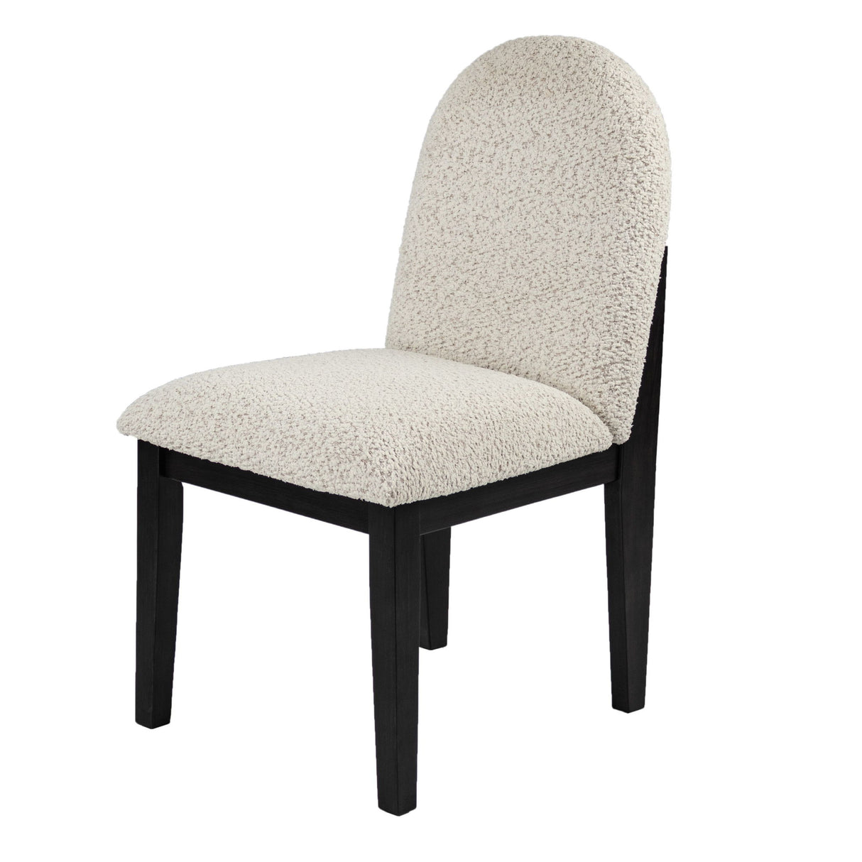 Dining Upholstered Side Chair (Set of 2) - Black / White