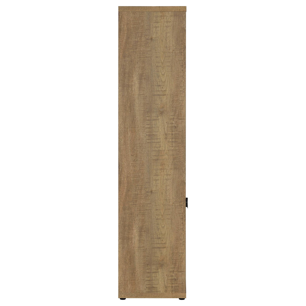 Noriega - 3 Shelf Media Tower With Open Shelves And Hidden Cabinet Storage - Mango Color