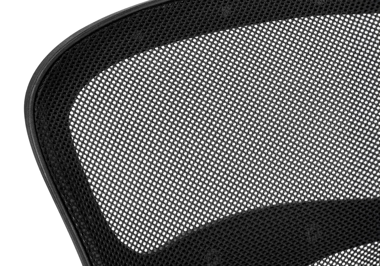 Office Chair, Adjustable Height, Swivel, Ergonomic, Armrests, Mesh, Contemporary / Modern - Black