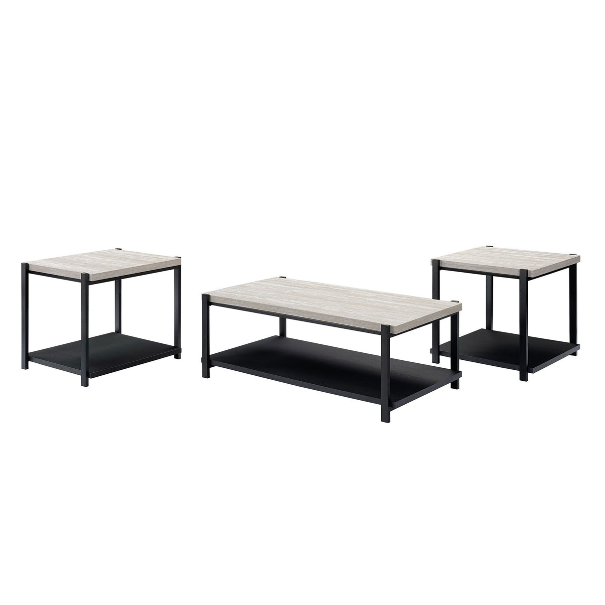 Linea - 3 Piece Occasional Set (1 Coffee & 2 End Tables)
