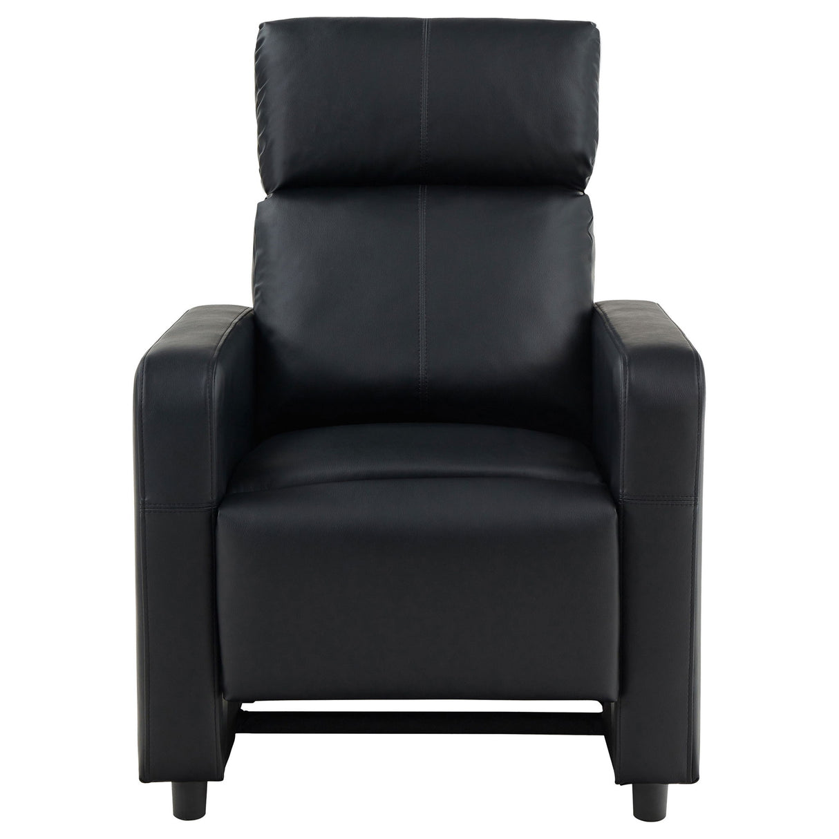 Warren - 4 Seater Home Theater With 3 Wedge Consoles - Black