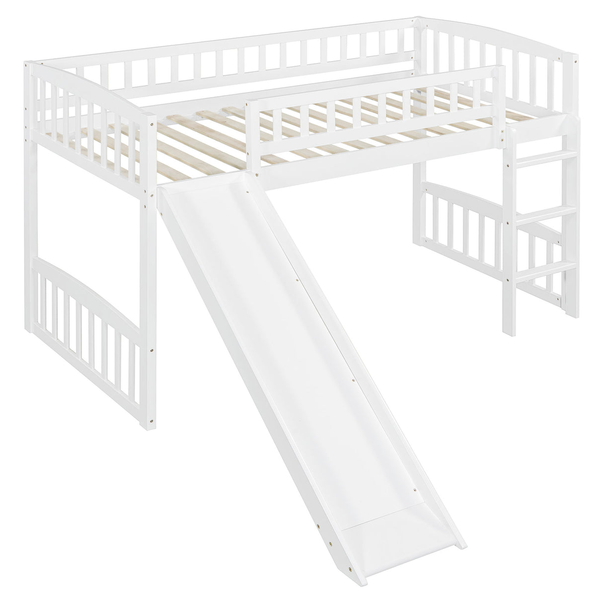 Loft Bed With Slide And Ladder