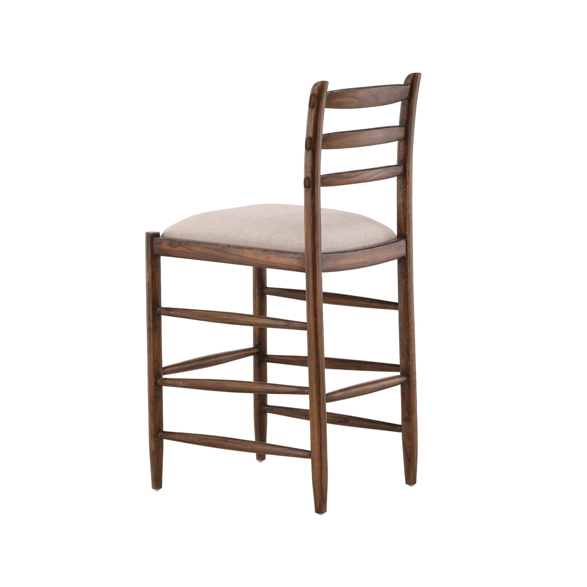 Marvin - Counter Stool - Dark Brown / Beige