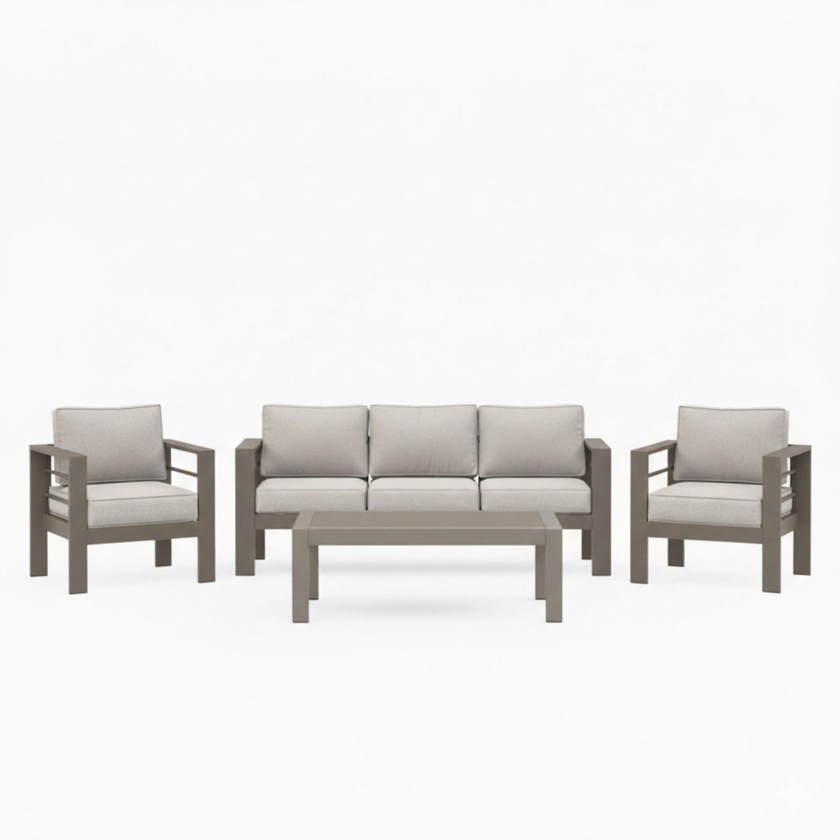 Outdoor Patio Set All-Weather & Thick Cushions