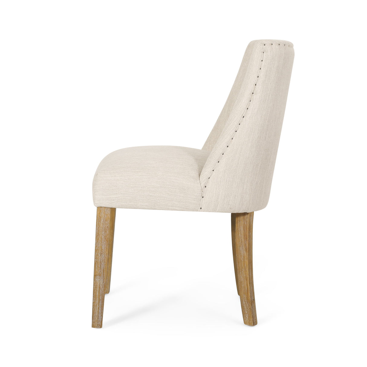 Classic Fabric Dining Chair - Beige