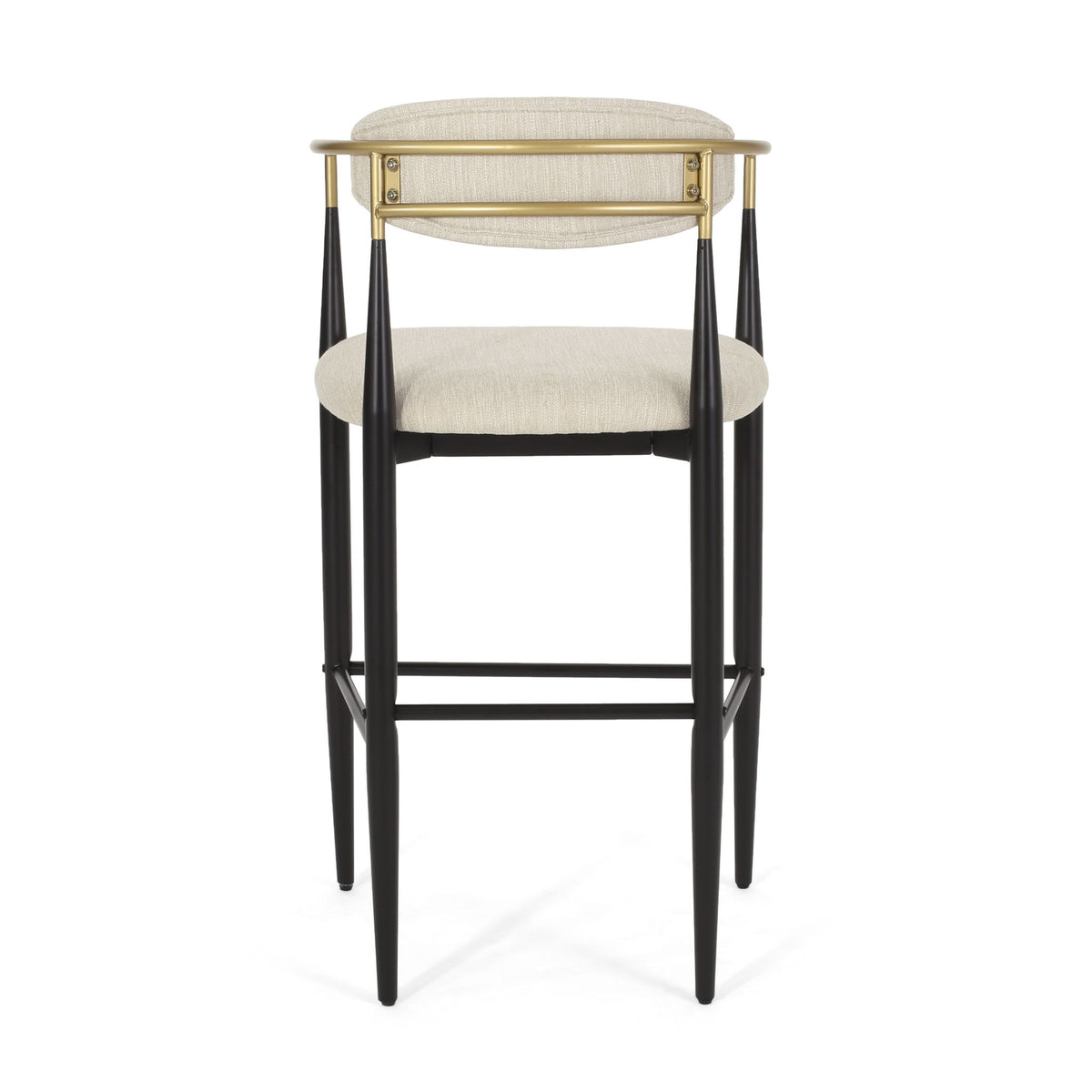 Upholstered Bar Stools With Backs For Kitchen Island (Set of 2)