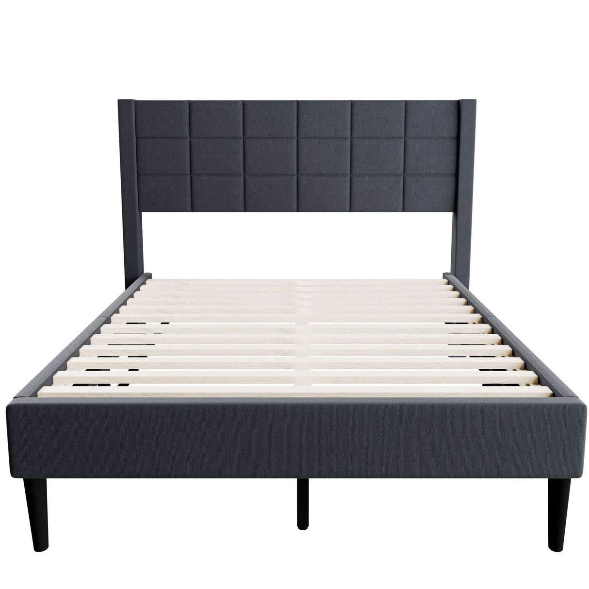 Bed Upholstered Box Design Headboard