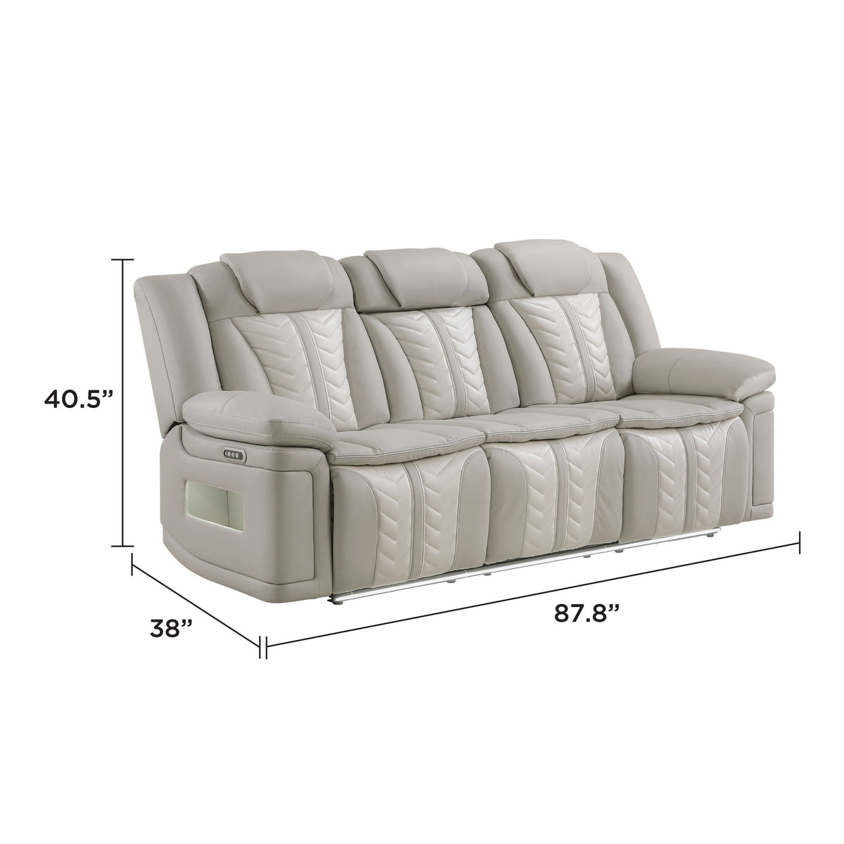Cruiser - Power Reclining Set With LED Lighting
