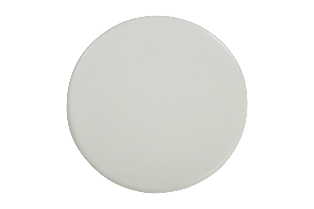 Lithia - Indoor Outdoor Lamp Table - White Concrete Finish