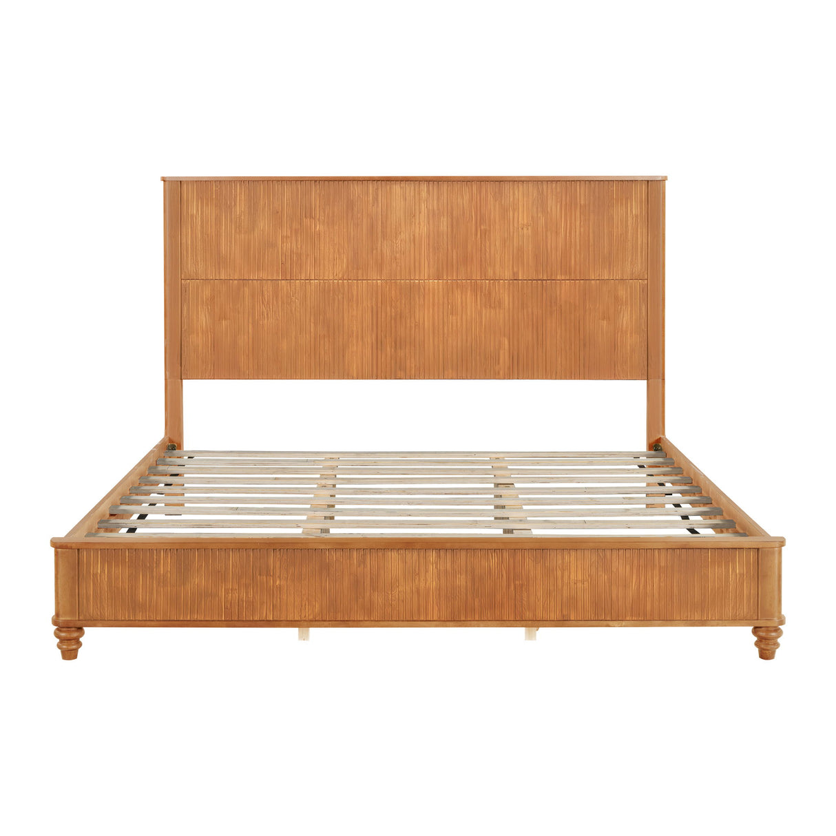 Platform Bed Frame With Tall Headboard
