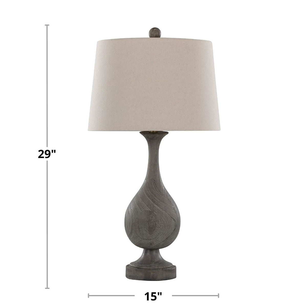 Cipolla Poly - Farmhouse Table Lamp (Set of 2)