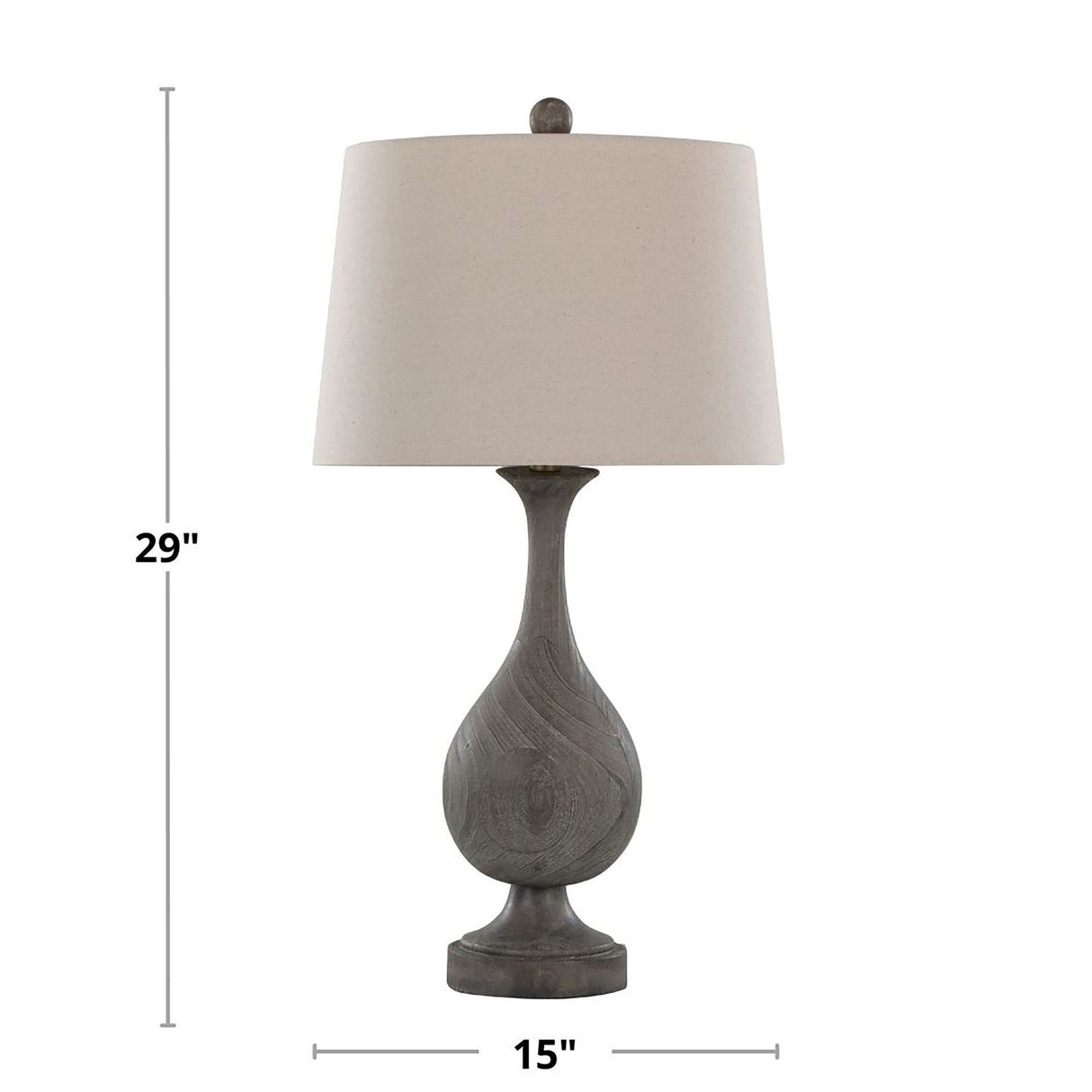 Cipolla - Poly Farmhouse Table Lamp (Set of 2)