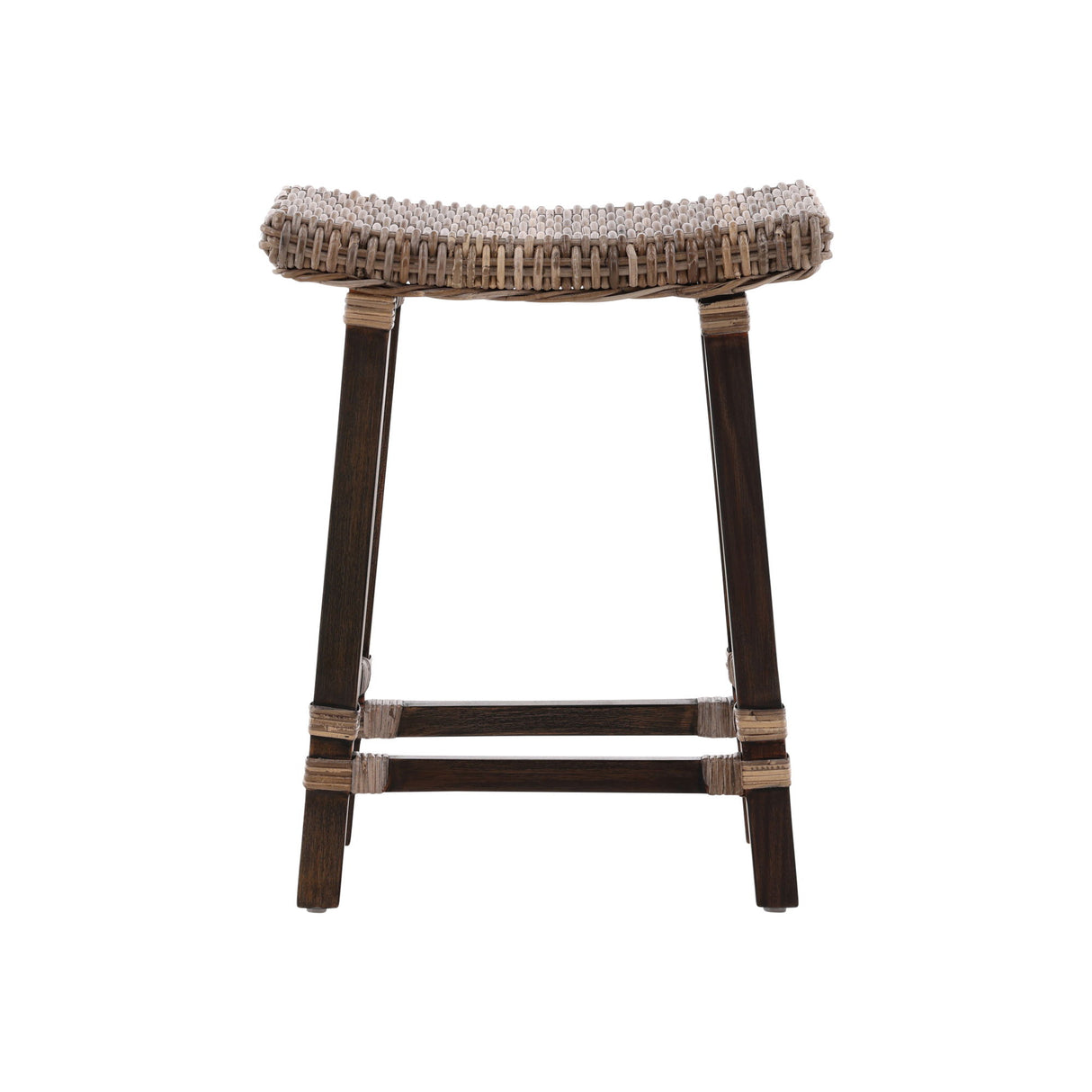 Country - Woven Kubu Counter Stool - Brown