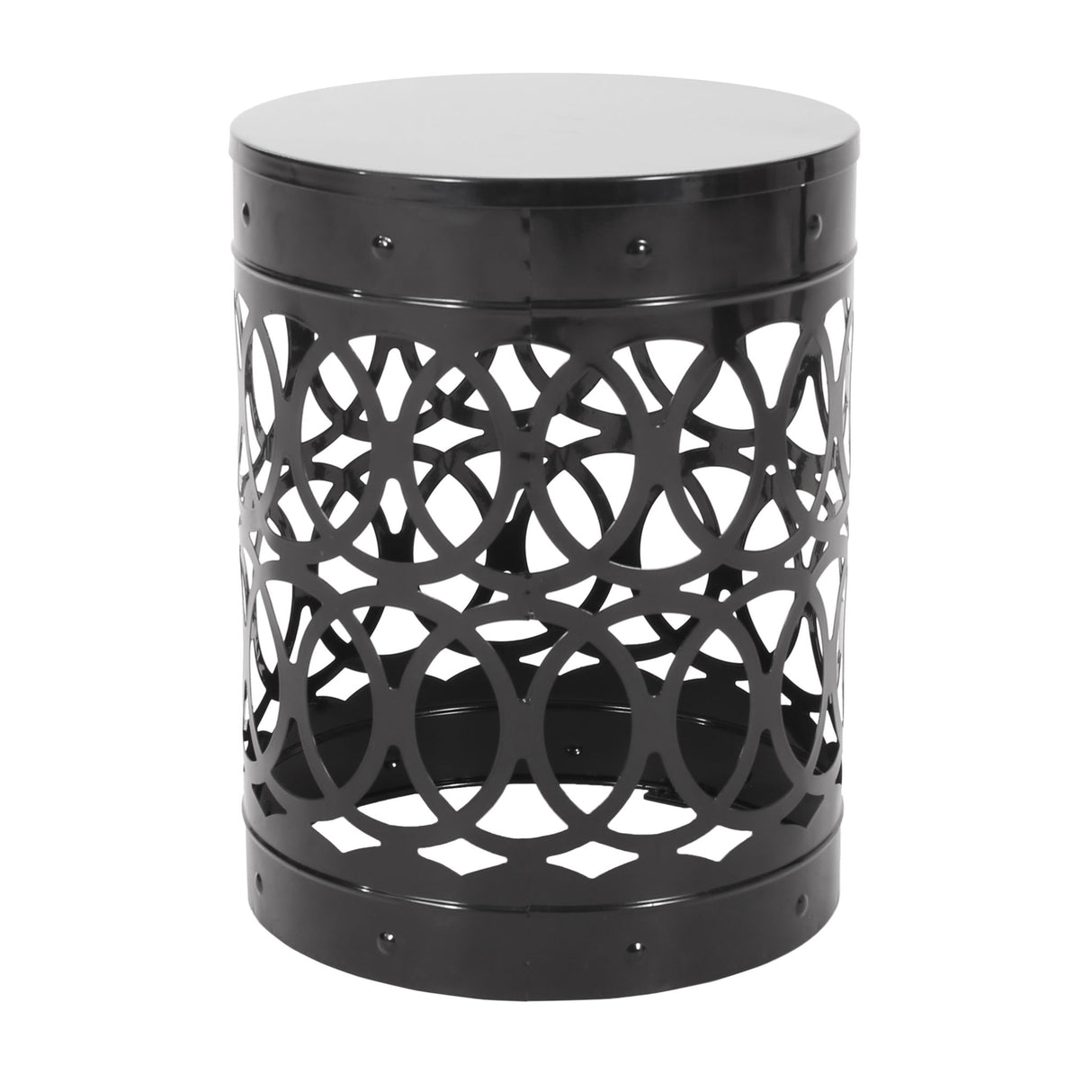 Delight - Powder Coated Iron End Table (Set of 2)