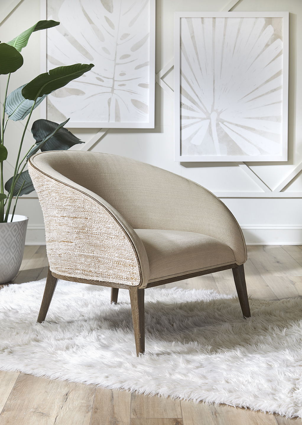 Thomas Montgomery - Arm Chair - Beige