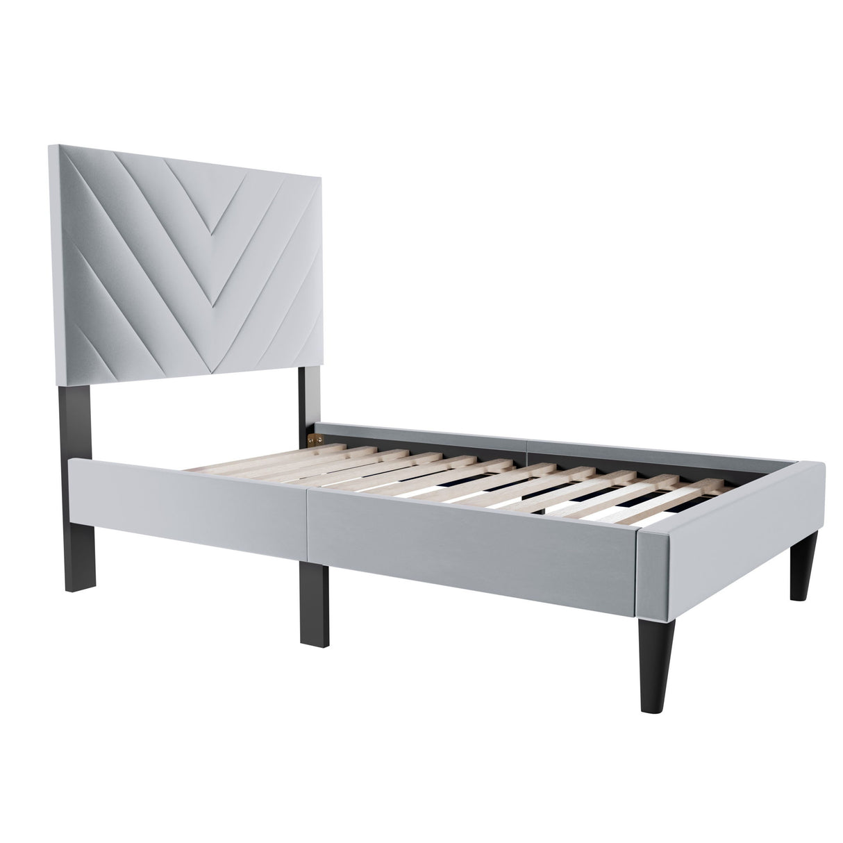Bed Set With Adjustable Headboard