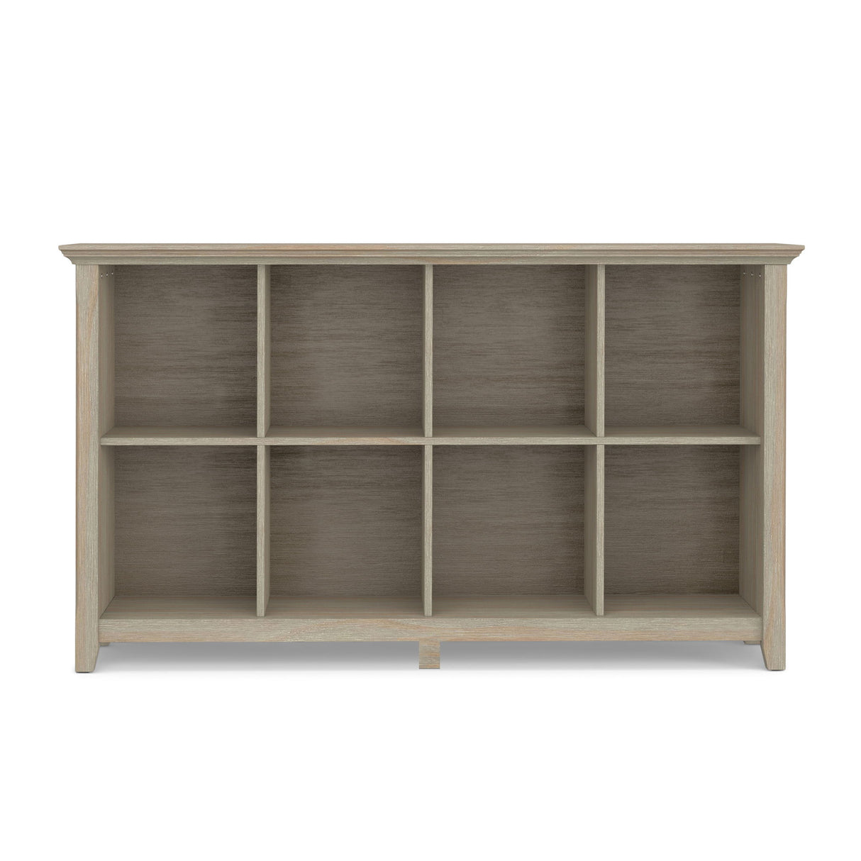 Acadian - 8 Cube Storage Sofa Table - Light Brown