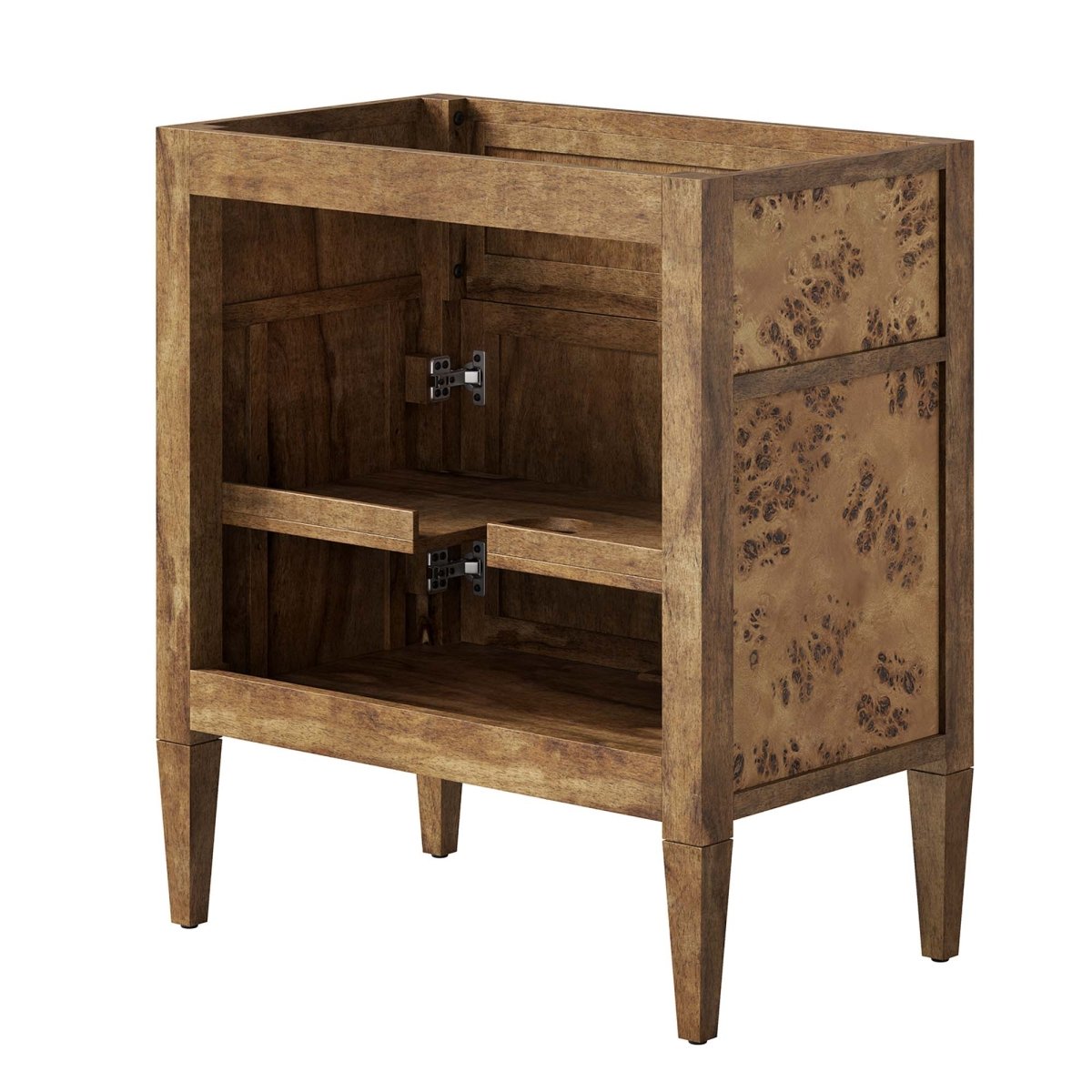 30" Brown Wood Bathroom Vanity Cabinet (Sink Basin Not Included) - Bathroom Fixtures - Alpine Outlets