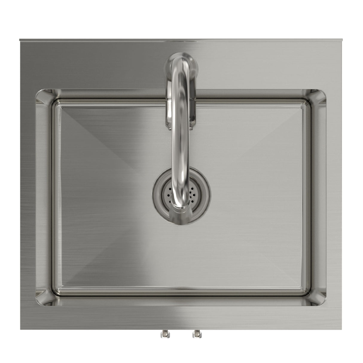 Darwin - Laundry Utility Sink And Cabinet With Sink And Pull Out Faucet - White