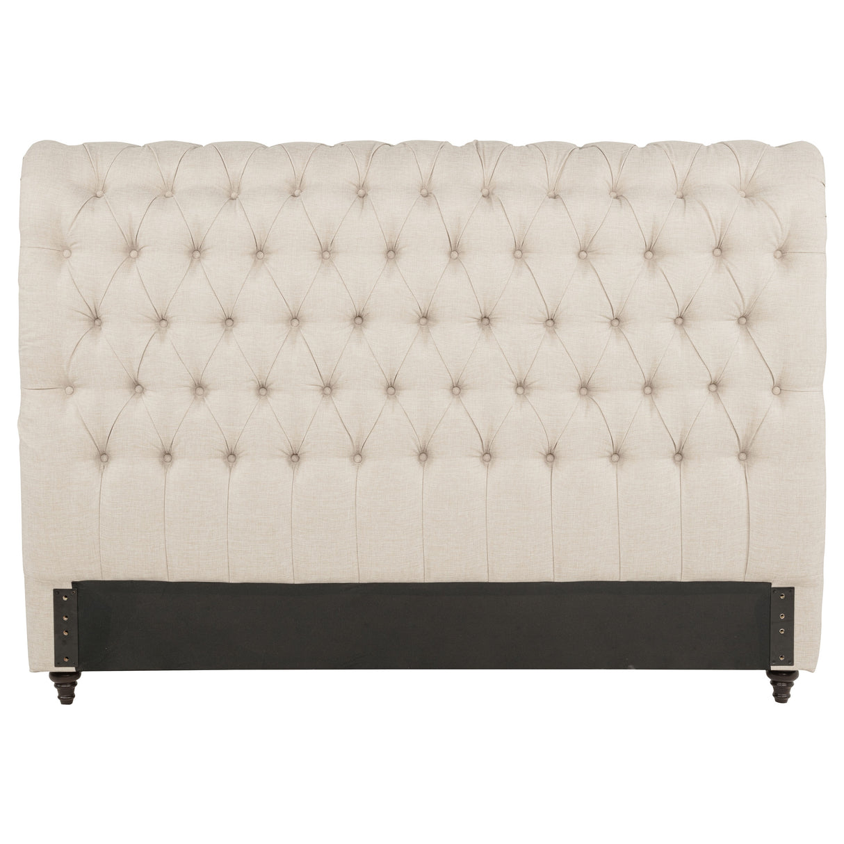Devon 57-inch Upholstered Full Headboard in Beige