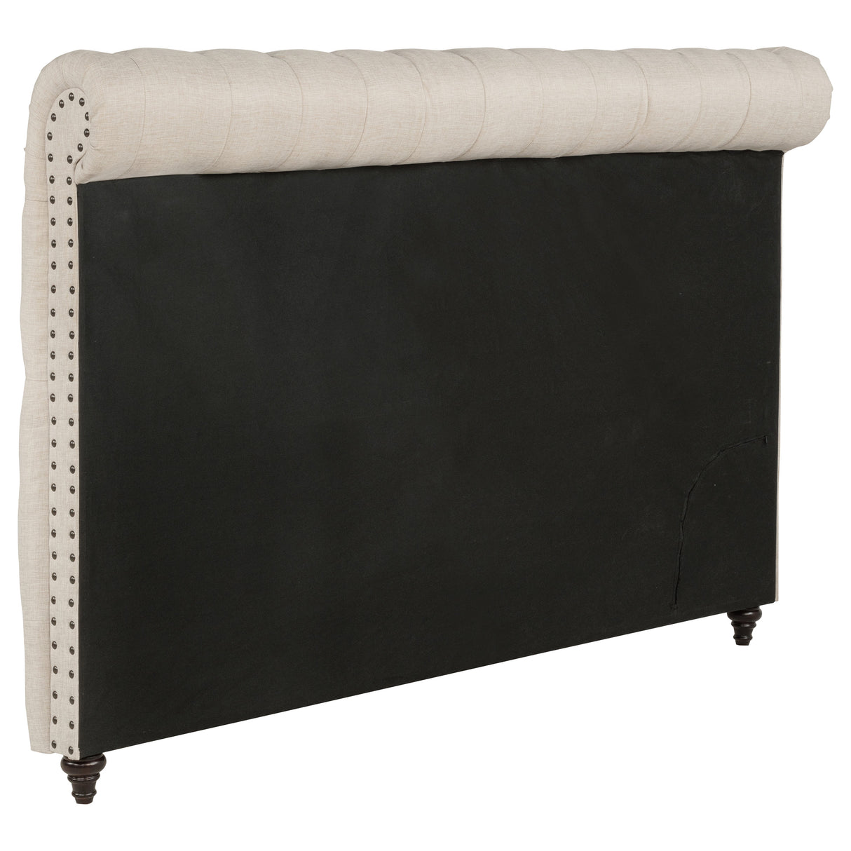 Devon 57-inch Upholstered Full Headboard in Beige