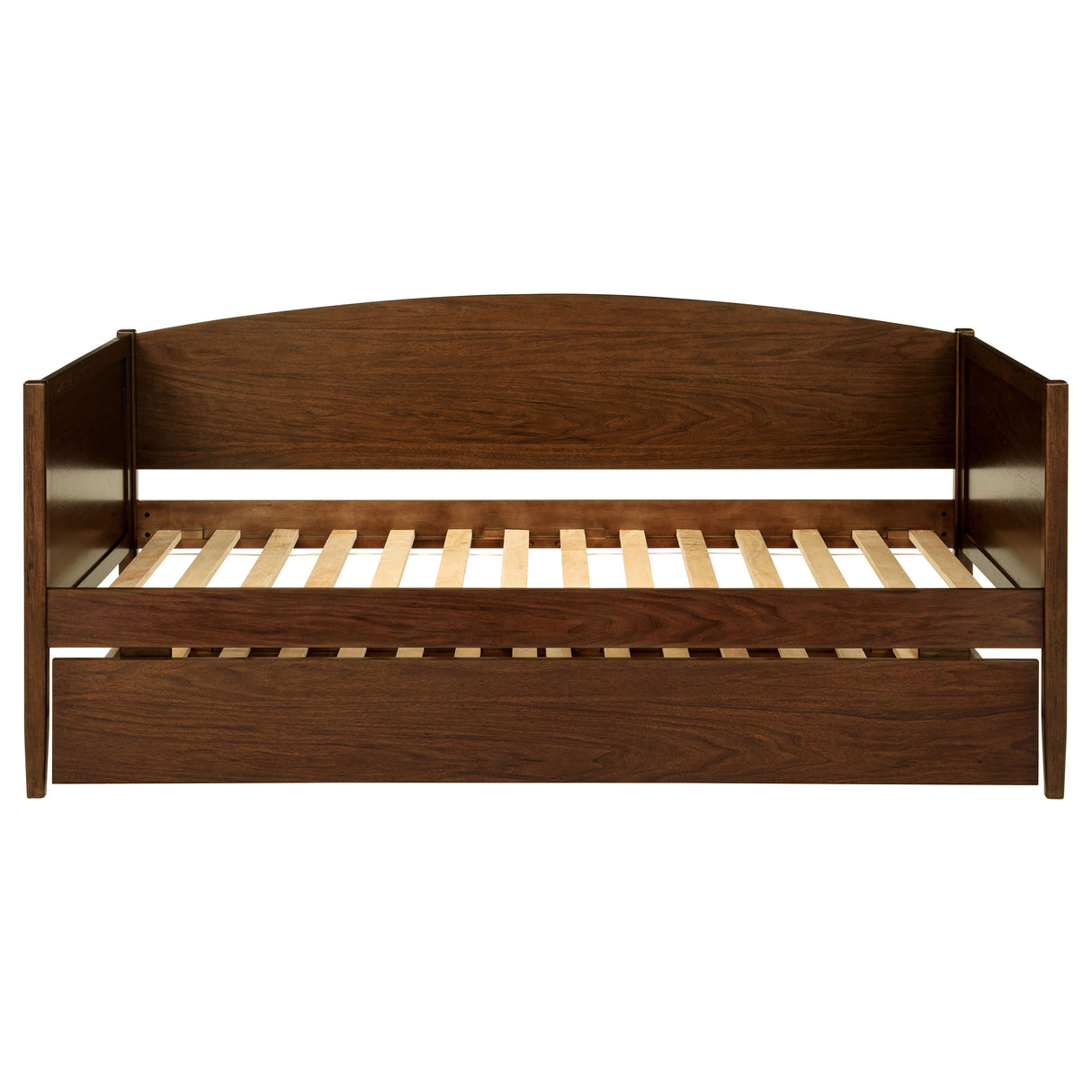 Bozeman Wood Twin Daybed With Trundle, Medium Walnut