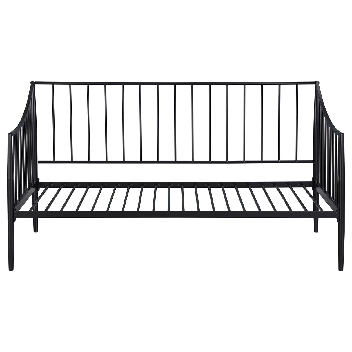 Newbury Metal Twin Daybed, Matte Black