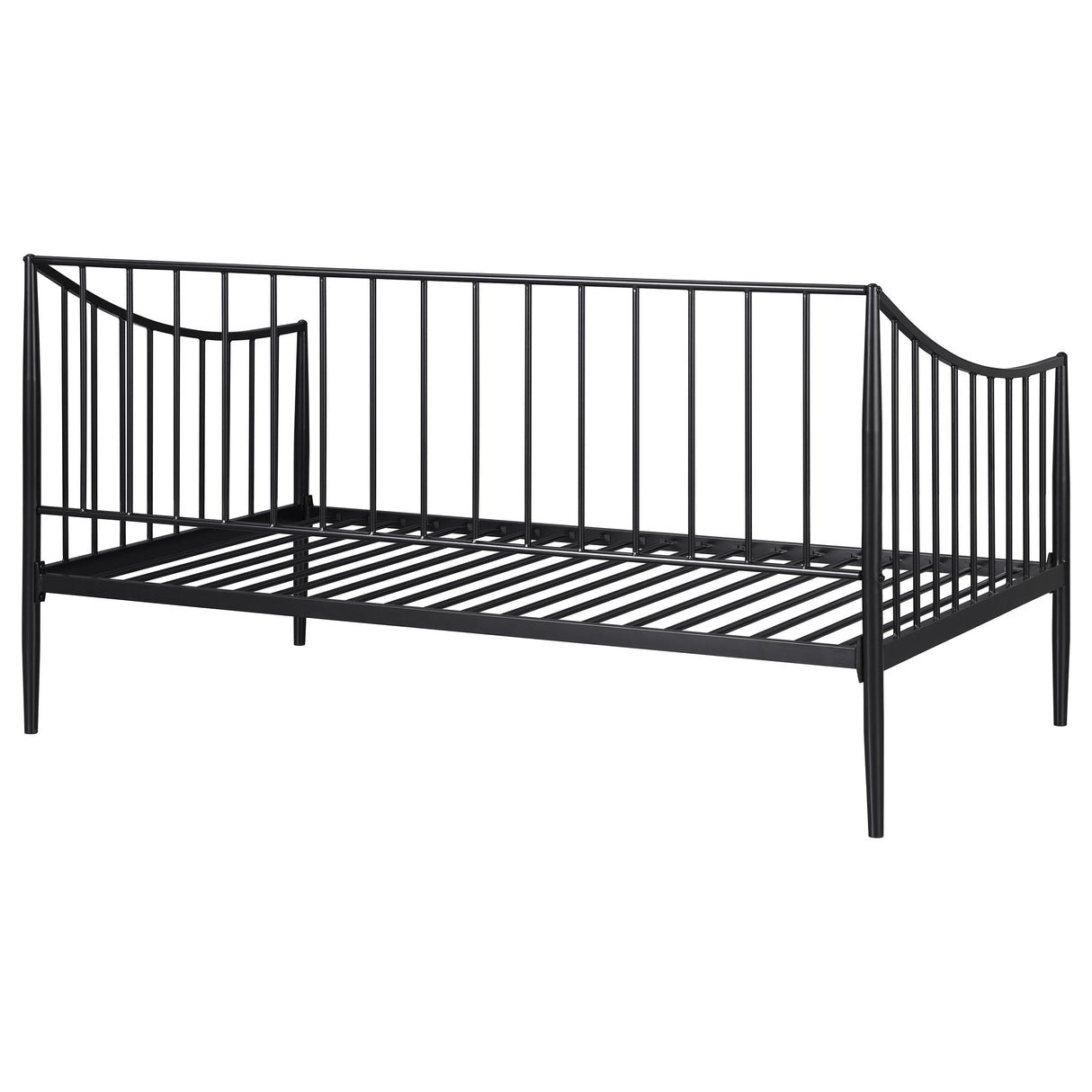 Newbury Metal Twin Daybed, Matte Black