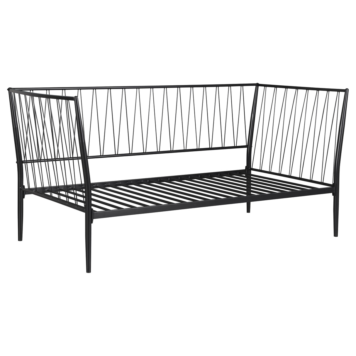 Richland Metal Twin Daybed, Matte Black