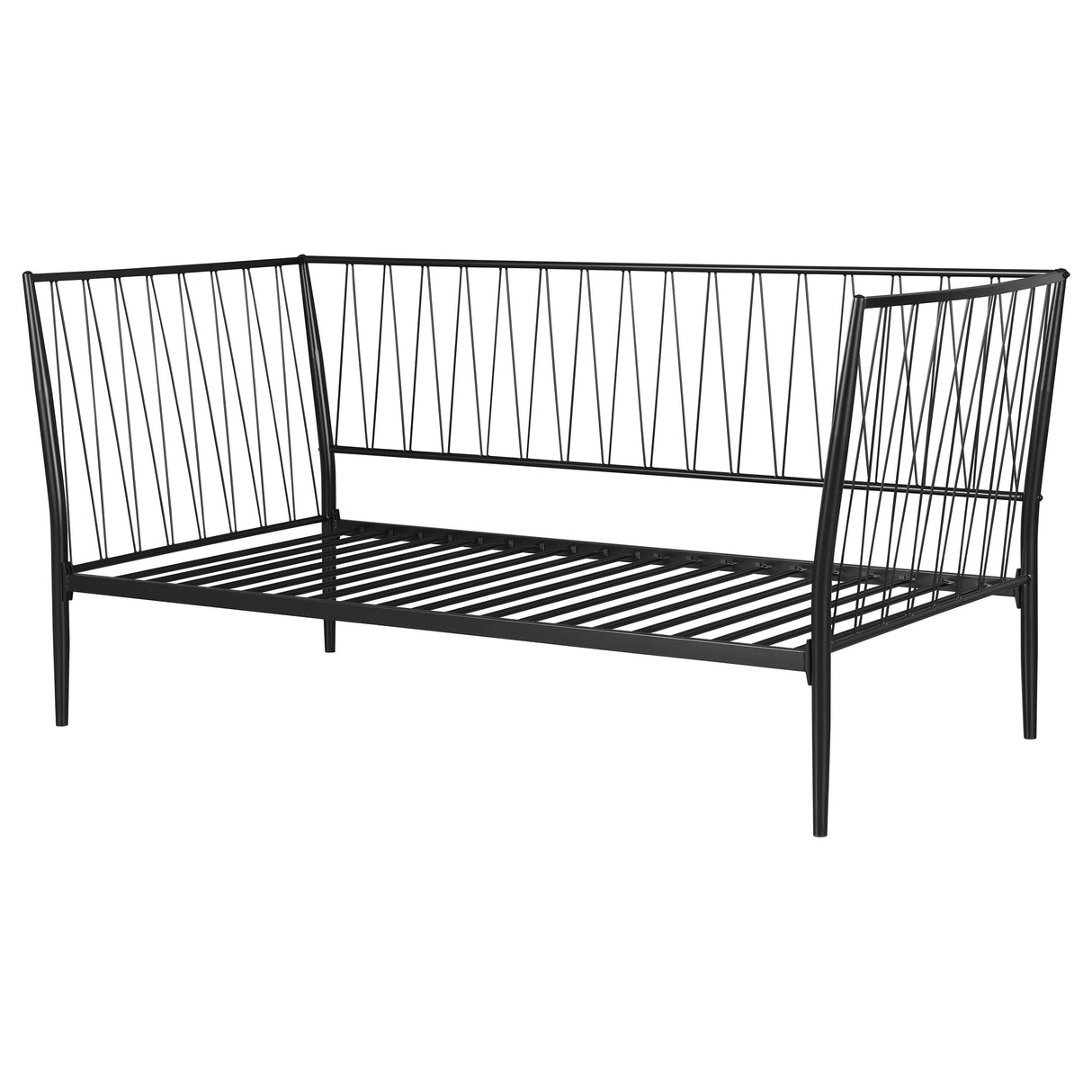 Richland Metal Twin Daybed, Matte Black