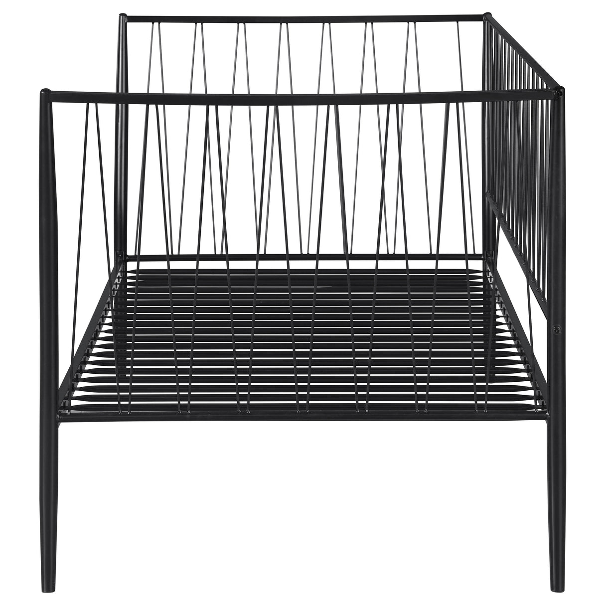 Richland Metal Twin Daybed, Matte Black