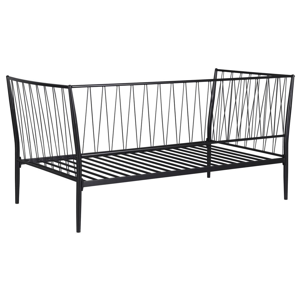 Richland Metal Twin Daybed, Matte Black