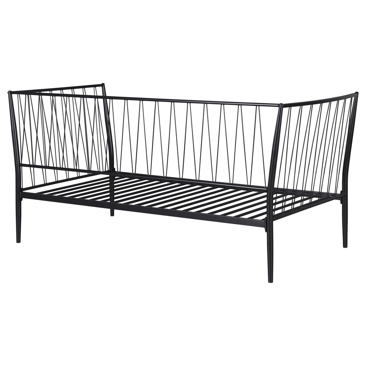 Richland Metal Twin Daybed, Matte Black