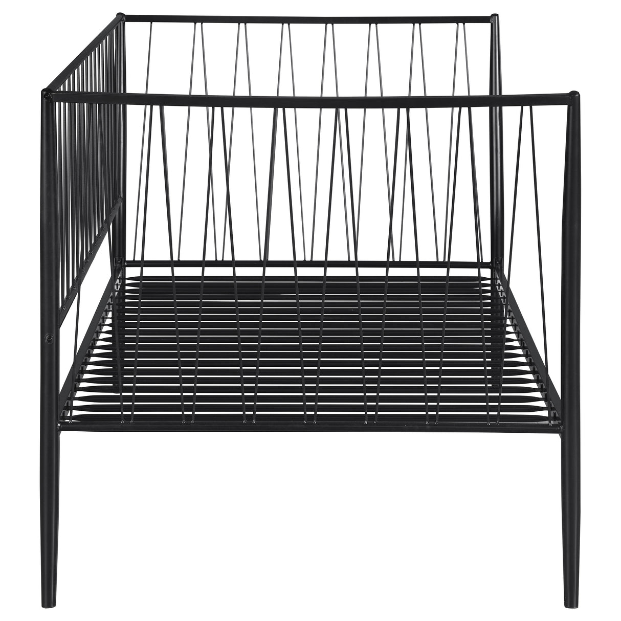 Richland Metal Twin Daybed, Matte Black