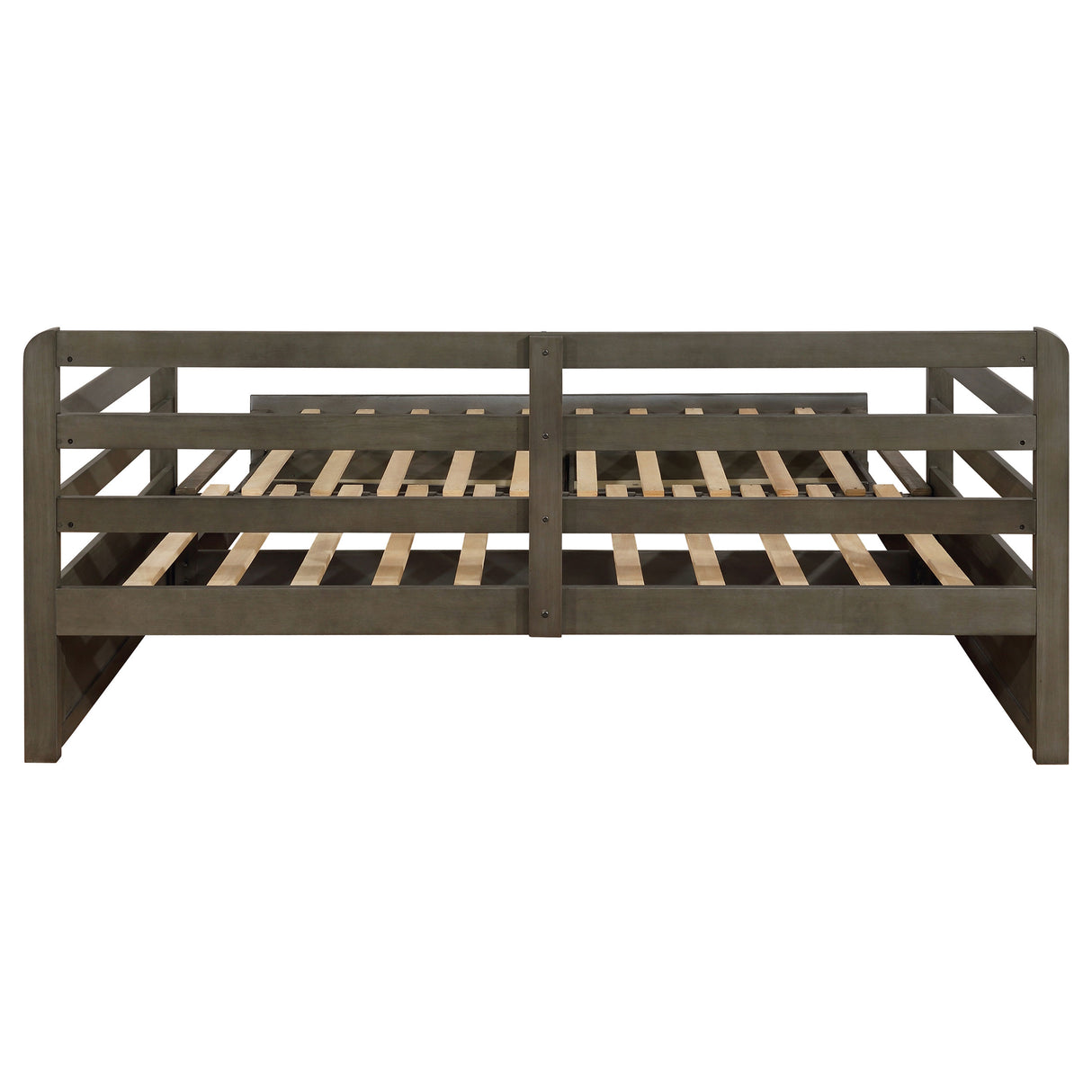 Sorrento Twin XL Daybed with Trundle and Drawers, Grey