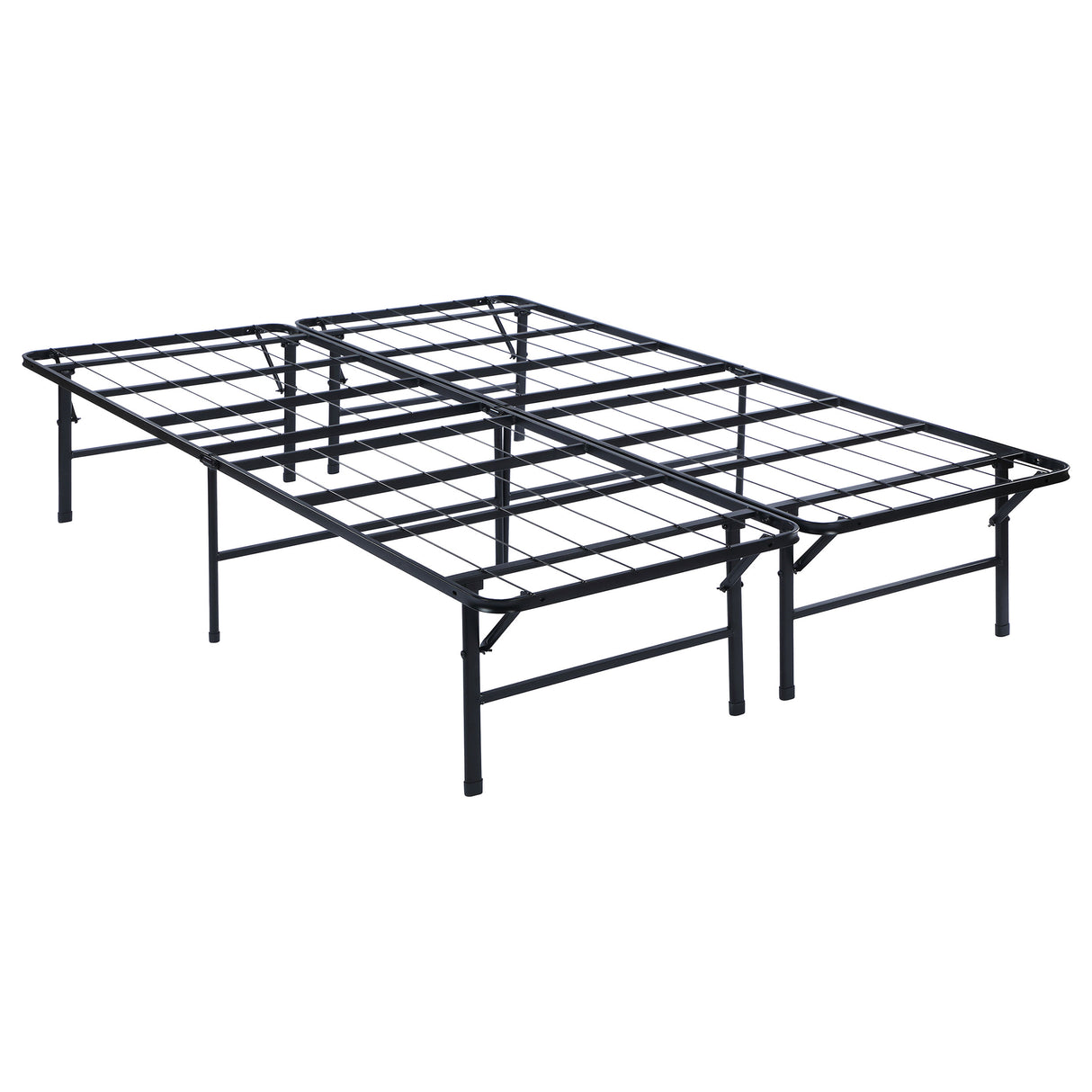 Mabel Metal Eastern King Platform Bed - Black