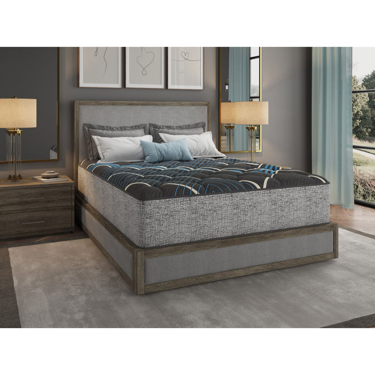 Comfort Care - 14" Hybrid Mattress With Individual Pocketed Coil, Medium Comfort
